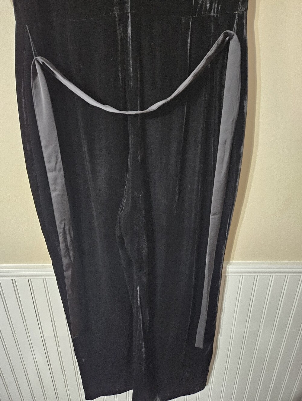 Talbots Black Velvet Jumpsuit Size 16, NWT!! - Picture 5 of 7